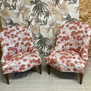 paire de chauffeuses Quimper